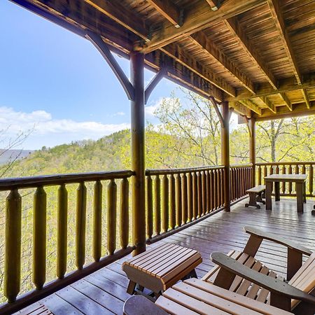 Mountain Dreams Cabin Hot Tub, Sauna And Views! Sevierville Bagian luar foto